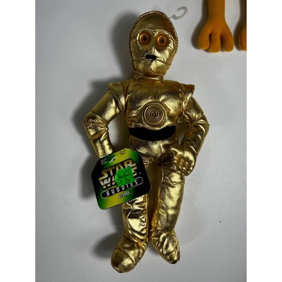 Vintage 1997 Star Wars Buddies Beanie Plush Lot of 7 Kenner Figures - R2-D2 - Picture 6 of 9